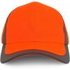 imageTrendy Apparel Shop High Visibility Reflective Accent Safety Baseball CapBright Orange