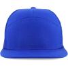 imageTrendy Apparel Shop Plain 7 Panel Structured Flat Bill Mesh Back Trucker CapRoyal