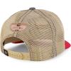 imageTrendy Apparel Shop Square Fast Food Embroidered Trucker Baseball CapHamburger Charcoal Khaki