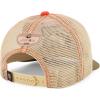 imageTrendy Apparel Shop Square Fast Food Embroidered Trucker Baseball CapTaco Orange Khaki
