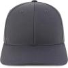 imageTrendy Apparel Shop Structured High Profile 6 Panel Curved Bill Snapback Baseball CapCharcoal