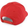 imageTrendy Apparel Shop Structured High Profile 6 Panel Curved Bill Snapback Baseball CapRed