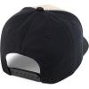 imageTrendy Apparel Shop Structured High Profile 6 Panel Curved Bill Snapback Baseball CapStone Black