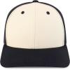 imageTrendy Apparel Shop Structured High Profile 6 Panel Curved Bill Snapback Baseball CapStone Black