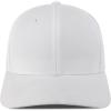 imageTrendy Apparel Shop Structured High Profile 6 Panel Curved Bill Snapback Baseball CapWhite