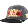 imageTrendy Apaprel Shop JGL El Chapo 701 Embroidered Flatbill Snapback CapCharcoal Black