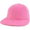 imageTrendy Apparel Shop 100 Cotton Corduroy Casual Flatbill Baseball CapPink