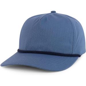 imageTrendy Apparel Shop 5 Panel Ripstop Cotton Snapback CapSlate Blue