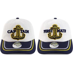 imageTrendy Apparel Shop Captain First Mate ampamp Crew 3D Embroidered Baseball CapCaptain First Mate