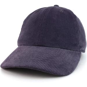 imageTrendy Apparel Shop Cotton Corduroy Unstructured Baseball Cap Dad HatDark Grey