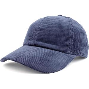 imageTrendy Apparel Shop Cotton Corduroy Unstructured Baseball Cap Dad HatNavy