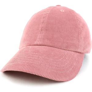 imageTrendy Apparel Shop Cotton Corduroy Unstructured Baseball Cap Dad HatPink