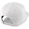 imageTrendy Apparel Shop 100 Cotton Plain Structured 6 Panels Flatbill Snapback Baseball CapWhite