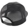 imageTrendy Apparel Shop 5 Panel Foam Front Ripstop Trucker Snapback CapCharcoal Black