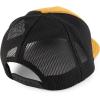 imageTrendy Apparel Shop 5 Panel Foam Front Ripstop Trucker Snapback CapOld Gold Black