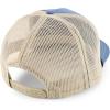 imageTrendy Apparel Shop 5 Panel Foam Front Ripstop Trucker Snapback CapSlate Blue Khaki