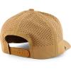 imageTrendy Apparel Shop 6 Panel Mid Profile Hybrid Perforated Cap with RopeBeige