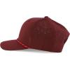 imageTrendy Apparel Shop 6 Panel Mid Profile Hybrid Perforated Cap with RopeBurgundy