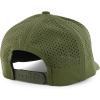 imageTrendy Apparel Shop 6 Panel Mid Profile Hybrid Perforated Cap with RopeOlive