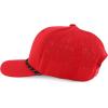 imageTrendy Apparel Shop 6 Panel Mid Profile Hybrid Perforated Cap with RopeRed