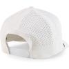 imageTrendy Apparel Shop 6 Panel Mid Profile Hybrid Perforated Cap with RopeWhite