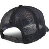 imageTrendy Apparel Shop 6 Panel Patch Mesh Back Trucker Baseball CapBlack Black