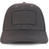 imageTrendy Apparel Shop 6 Panel Patch Mesh Back Trucker Baseball CapCharcoal Black