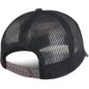 imageTrendy Apparel Shop 6 Panel Patch Mesh Back Trucker Baseball CapCharcoal Black