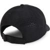 imageTrendy Apparel Shop 6 Panel Performance Laser Cut Perforated Back Baseball CapBlack