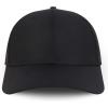 imageTrendy Apparel Shop 6 Panel Performance Laser Cut Perforated Back Baseball CapBlack