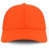 imageTrendy Apparel Shop 6 Panel Performance Laser Cut Perforated Back Baseball CapBright Orange