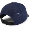 imageTrendy Apparel Shop 6 Panel Performance Laser Cut Perforated Back Baseball CapNavy