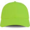 imageTrendy Apparel Shop 6 Panel Performance Laser Cut Perforated Back Baseball CapNeon Yellow