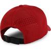 imageTrendy Apparel Shop 6 Panel Performance Laser Cut Perforated Back Baseball CapRed