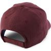 imageTrendy Apparel Shop Classic Hemp Linen 6 Panel Structured Dad CapMaroon