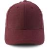 imageTrendy Apparel Shop Classic Hemp Linen 6 Panel Structured Dad CapMaroon