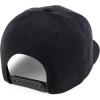 imageTrendy Apparel Shop Classic Plain 6 Panel Structured Flat Bill Snapback CapBlack