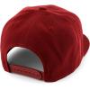 imageTrendy Apparel Shop Classic Plain 6 Panel Structured Flat Bill Snapback CapBurgundy