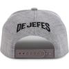 imageTrendy Apparel Shop El Jefe Embroidered Flatbill Snapback CapHeather Grey