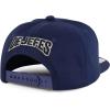 imageTrendy Apparel Shop El Jefe Embroidered Flatbill Snapback CapNavy