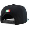 imageTrendy Apparel Shop Mexico States Auto License Plate Theme Flat Bill Snapback CapChihuahua Black