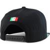 imageTrendy Apparel Shop Mexico States Auto License Plate Theme Flat Bill Snapback CapNayarit Black
