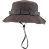 imageTrendy Apparel Shop Outdoor Cotton Boonie Bucket Hat with Chin StringCharcoal