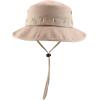 imageTrendy Apparel Shop Outdoor Cotton Boonie Bucket Hat with Chin StringKhaki