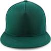 imageTrendy Apparel Shop Plain Structured 5 Panel Mesh Back Flat Bill Snapback CapDark Green