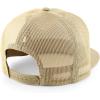 imageTrendy Apparel Shop Plain Structured 5 Panel Mesh Back Flat Bill Snapback CapKhaki