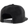 imageTrendy Apparel Shop Plain Suede Flat Bill Snapback CapBlack