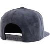 imageTrendy Apparel Shop Plain Suede Flat Bill Snapback CapDark Grey