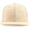 imageTrendy Apparel Shop Plain Suede Flat Bill Snapback CapStone
