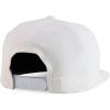 imageTrendy Apparel Shop Plain Suede Flat Bill Snapback CapWhite